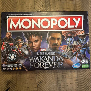 Monopoly Marvel Studios Black Panther: Wakanda Forever Edition Board Game